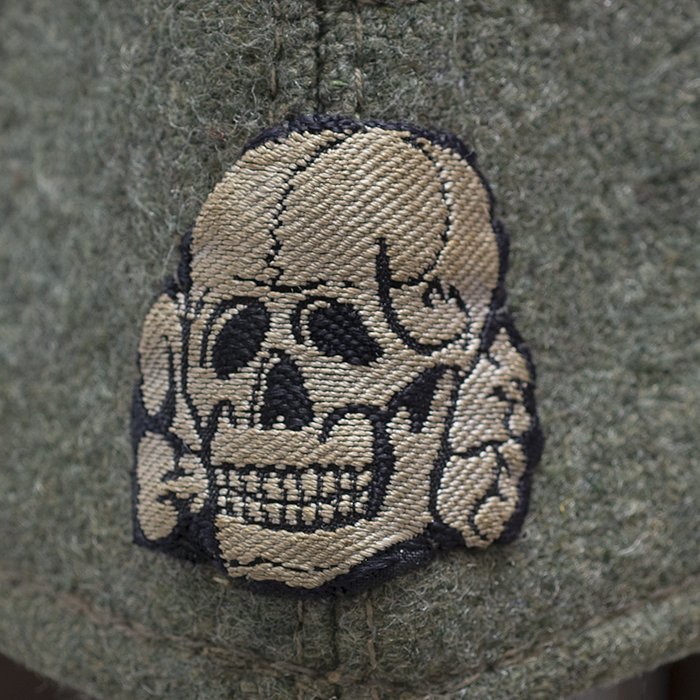 SP4 Super earlier quality Waffen-SS M40 EM overseas cap — image 7