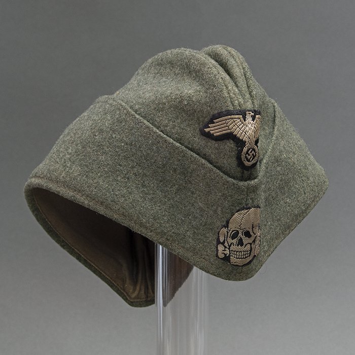SP4 Super earlier quality Waffen-SS M40 EM overseas cap — image 8