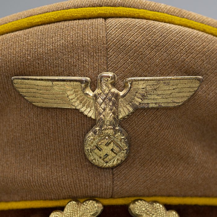 SP12 Service worn final pattern NSDAP Reichsleitung visored cap — image 6