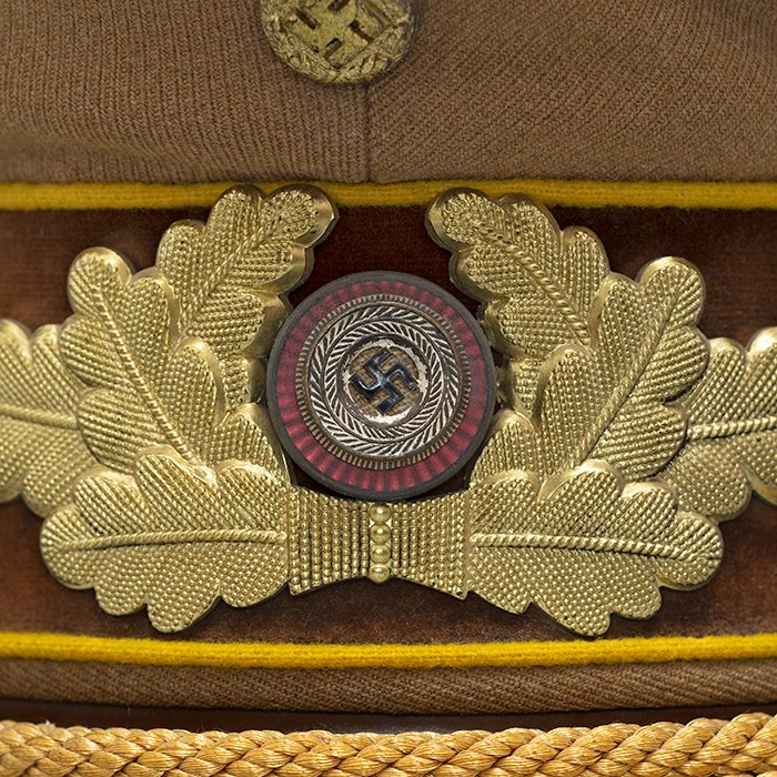 SP12 Service worn final pattern NSDAP Reichsleitung visored cap — image 7