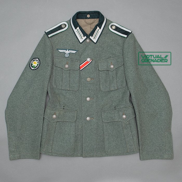 FI2 Splendid Heer Gebirgsjäger Unteroffizier M36 service blouse — image 2