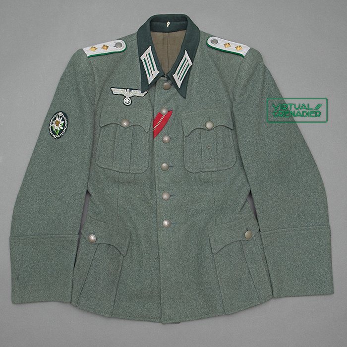 FI4 Privately made service blouse for a Heer Gebirgsjäger Hauptmann — image 2