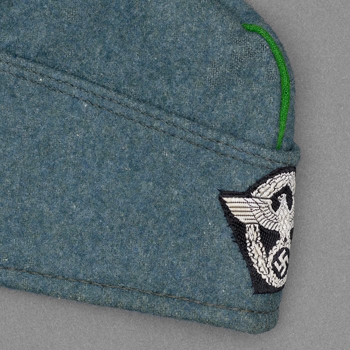 SP5 Nice 1942 pattern Schutzpolizei EM overseas cap — image 12