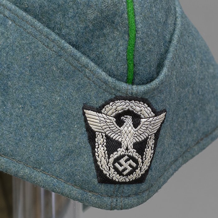 SP5 Nice 1942 pattern Schutzpolizei EM overseas cap — image 3