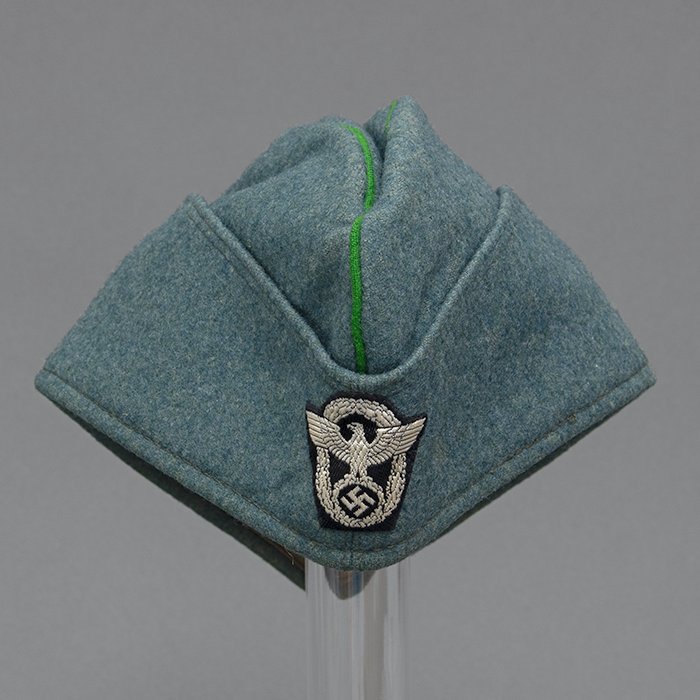 SP5 Nice 1942 pattern Schutzpolizei EM overseas cap — image 4
