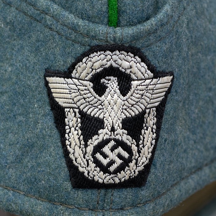 SP5 Nice 1942 pattern Schutzpolizei EM overseas cap — image 6