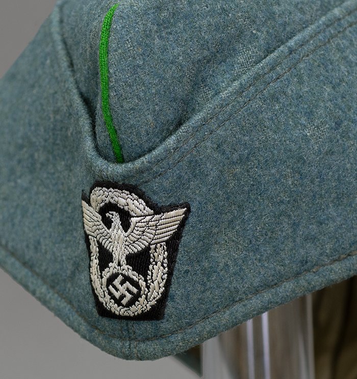 SP5 Nice 1942 pattern Schutzpolizei EM overseas cap — image 8