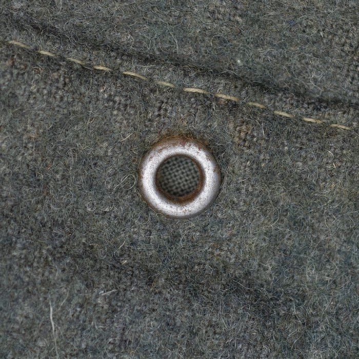 SP6 Service worn Heer EM M42 cap with factory sewn trapezoid shaped insignia — image 18