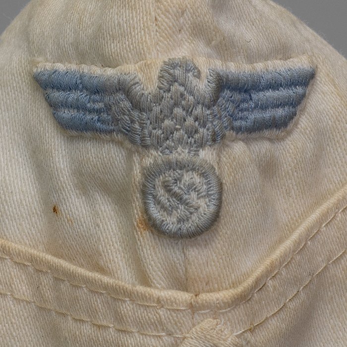 SP8 French made white Kriegsmarine EM overseas cap — image 6