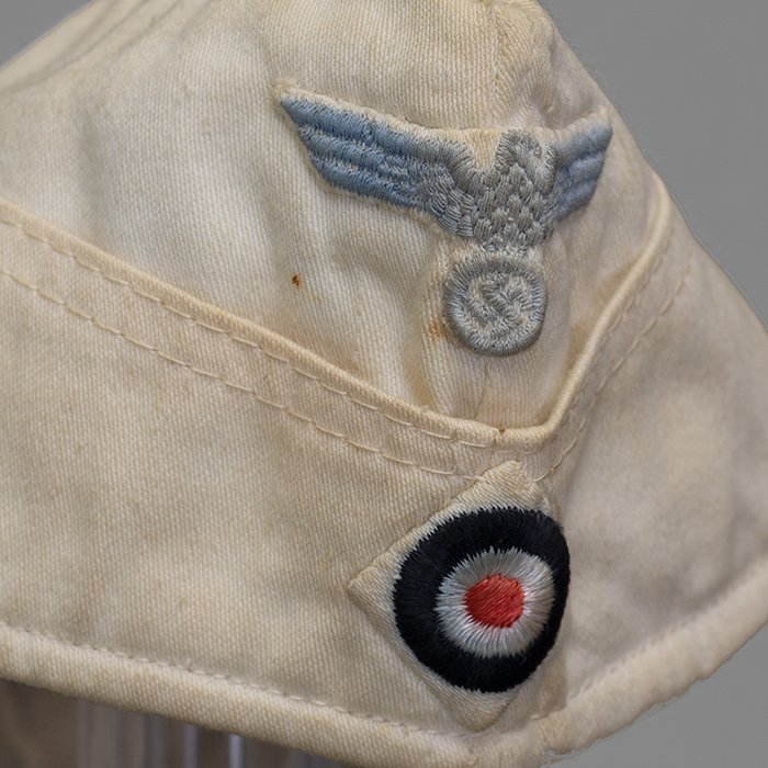 SP8 French made white Kriegsmarine EM overseas cap — image 9