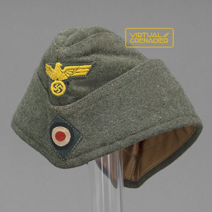 SP10 Later issue Kriegsmarine coastal artillery EM overseas cap — image 2