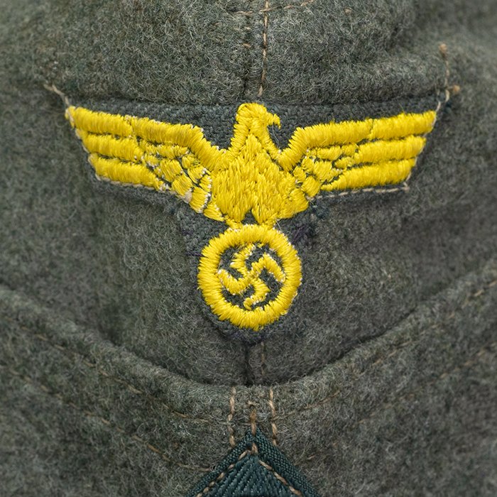 SP10 Later issue Kriegsmarine coastal artillery EM overseas cap — image 6