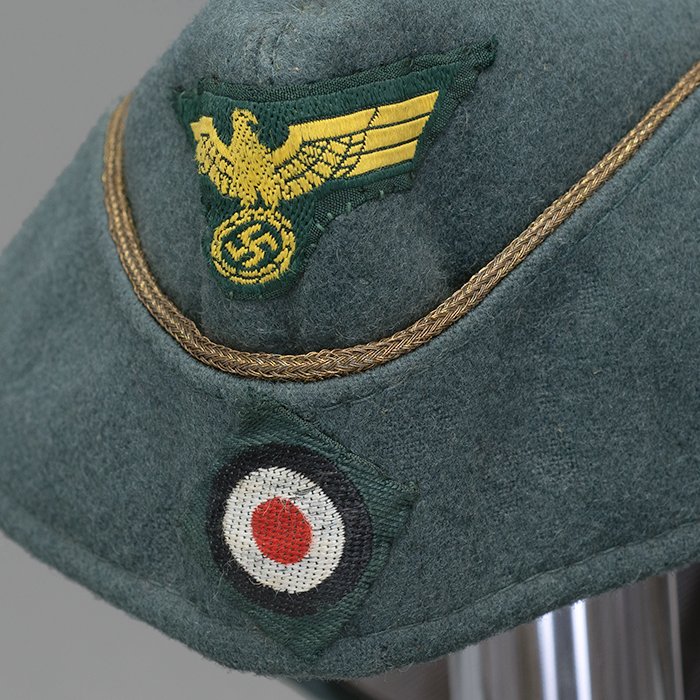 SP14 Privately made Kriegsmarine Coastal Artillery officer's overseas cap — image 3