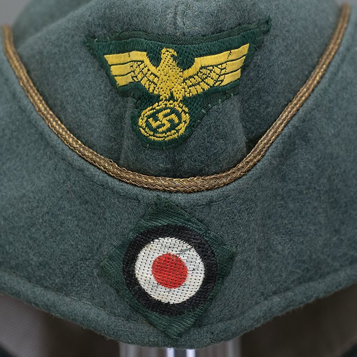 SP14 Privately made Kriegsmarine Coastal Artillery officer's overseas cap — image 5