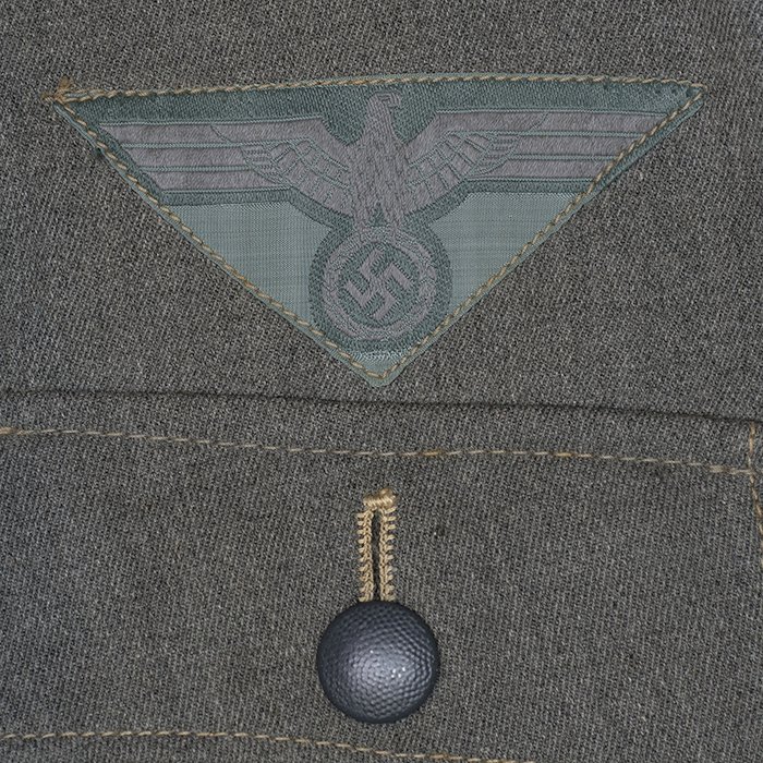 RAS59 Service worn Heer M44 service blouse for an Infanterie EM in gabardine fabric — image 10