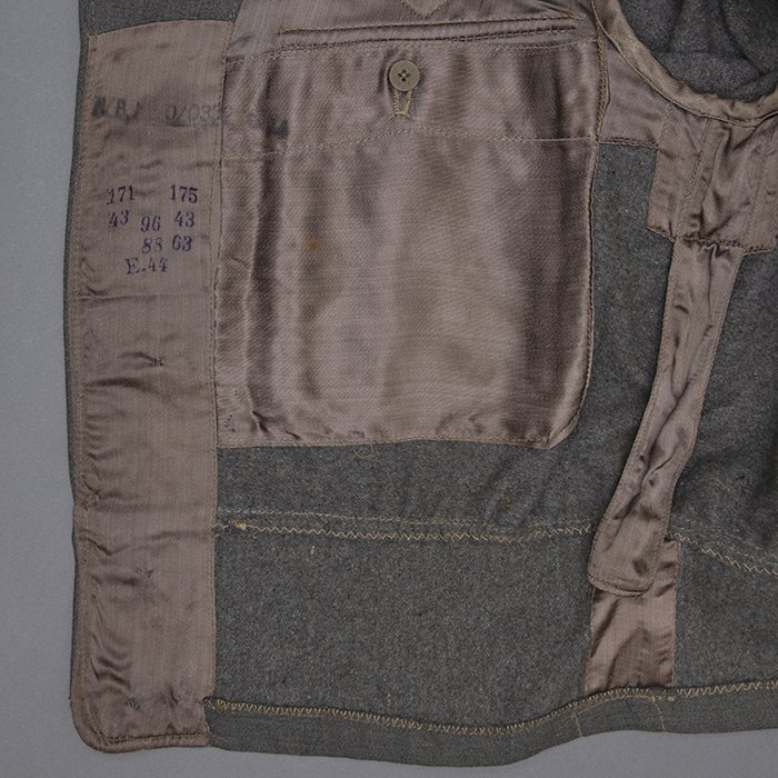 RAS59 Service worn Heer M44 service blouse for an Infanterie EM in gabardine fabric — image 24