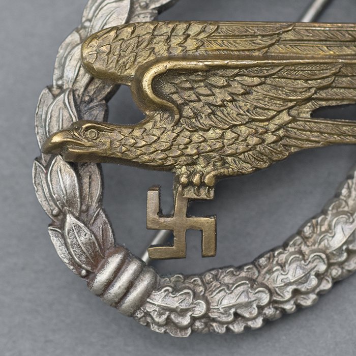 HB5 Personalized early quality Luftwaffe Fallschirmjäger qualification badge by Imme & Sohn — image 3