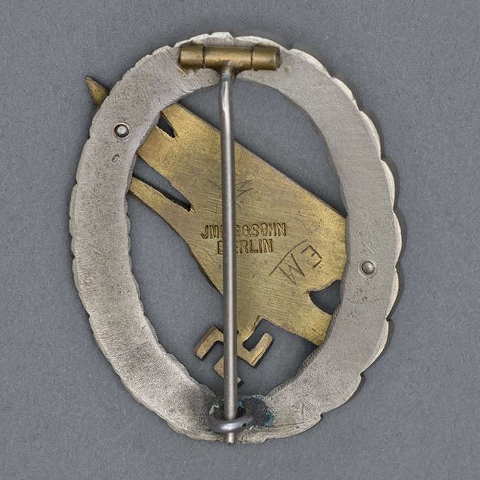 HB5 Personalized early quality Luftwaffe Fallschirmjäger qualification badge by Imme & Sohn — image 4