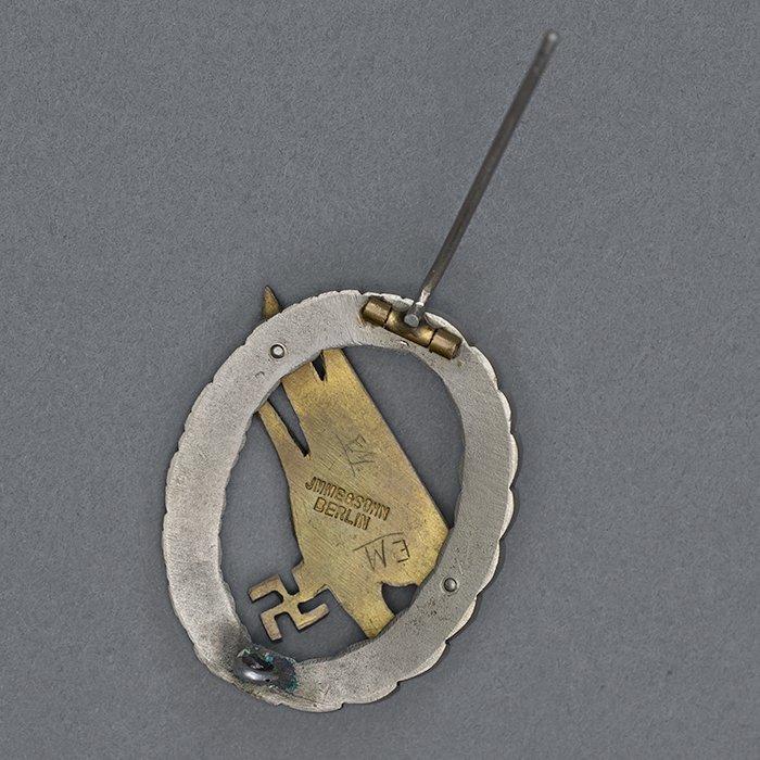 HB5 Personalized early quality Luftwaffe Fallschirmjäger qualification badge by Imme & Sohn — image 5