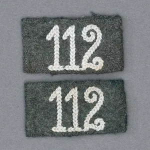 JDE57 Shoulder strap slides for Heer Infanterie Regiment 112