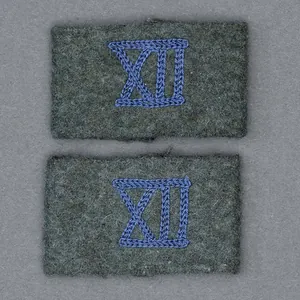 JDE61 Shoulder strap slides for Heer Nachschub-Abteilungs XII