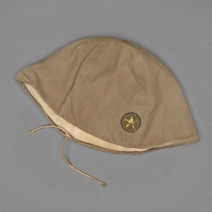 TI2 Imperial Japanese Army Type 90 combat helmet with cover and veteran related items — image 15