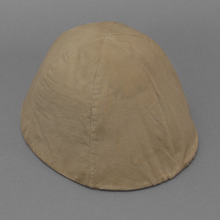 TI2 Imperial Japanese Army Type 90 combat helmet with cover and veteran related items — image 7