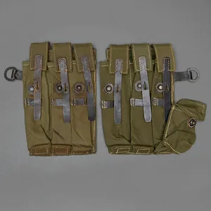 HB3 Pair of service used MP40 magazine pouches, clg 43