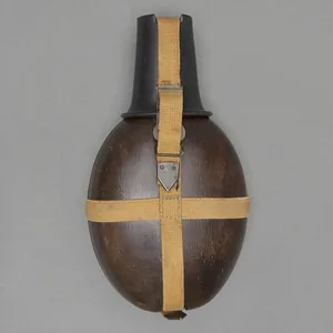 JDE94 Heer M31 issue plastic impregnated wood water bottle with …