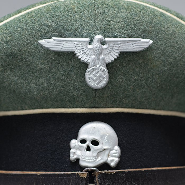 HT7 Appealing Waffen-SS Infanterie EM visored cap — image 5