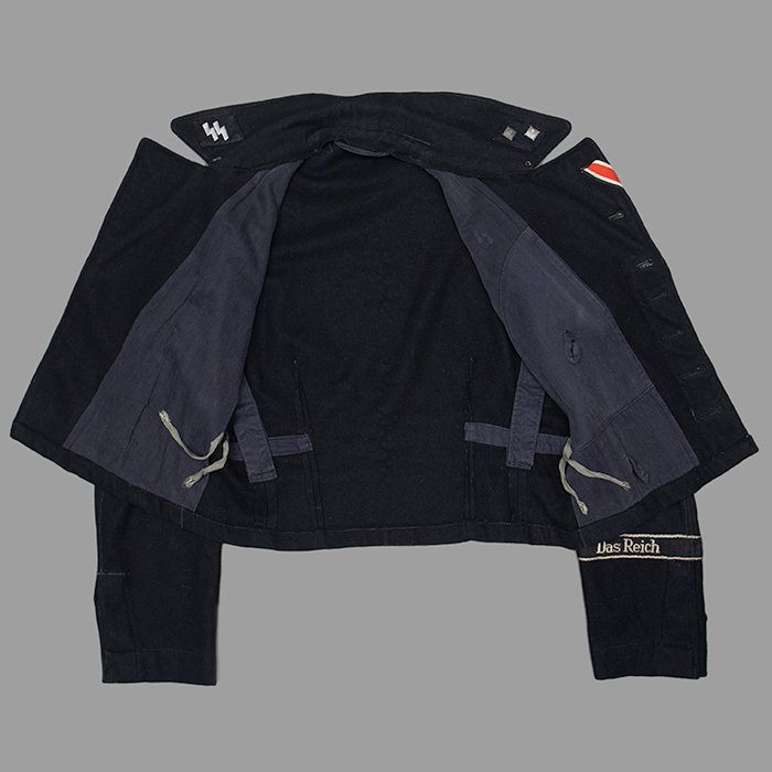 HT3 Partially restored mid war Waffen-SS contract black Panzer wrap for an SS-Obertscharführer in 2. SS-Panzerdivision Das Reich — image 34