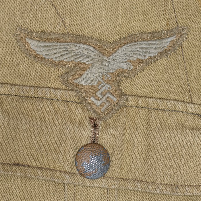 PR7 Service used Luftwaffe tropical service blouse for a Gefreiter of Flak — image 8