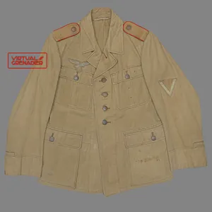 PR7 Service used Luftwaffe tropical service blouse for a Gefreiter …