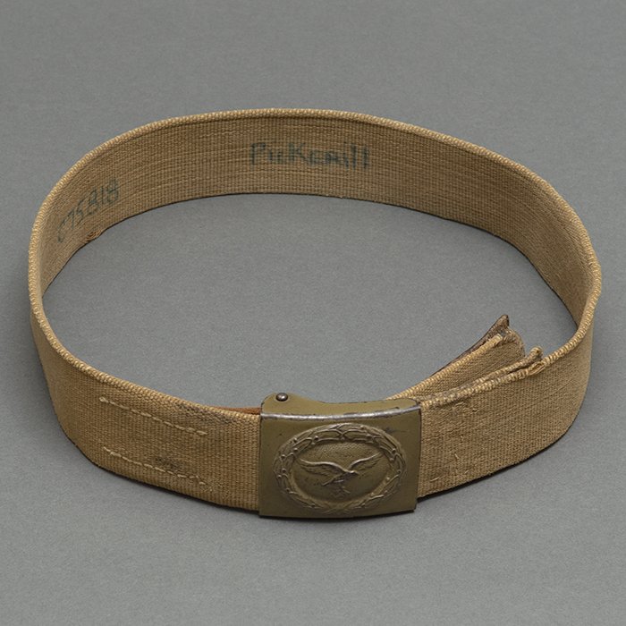 GR7 Luftwaffe EM tropical belt and buckle, N&H 1942 — image 12