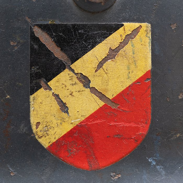 GR2 Luftwaffe M35 double decal helmet with early pattern eagle — image 14