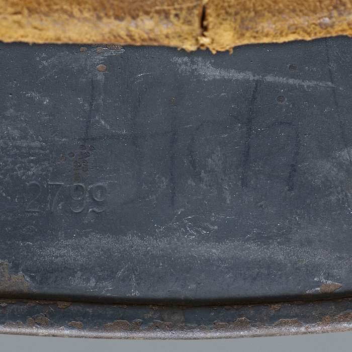 GR2 Luftwaffe M35 double decal helmet with early pattern eagle — image 19