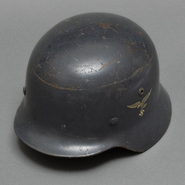 GR2 Luftwaffe M35 double decal helmet with early pattern eagle — image 7