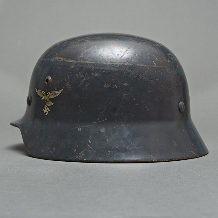GR2 Luftwaffe M35 double decal helmet with early pattern eagle — image 8