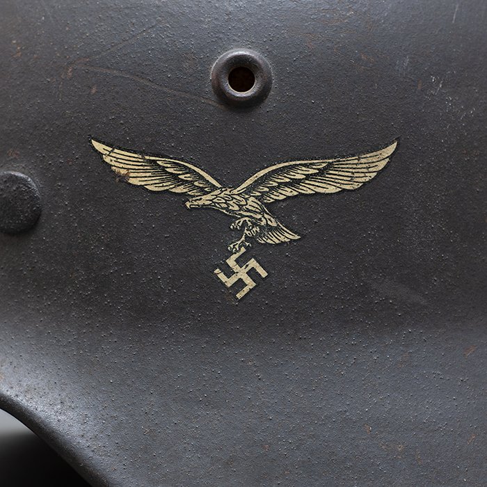GR4 Nice Luftwaffe M40 single decal helmet — image 3