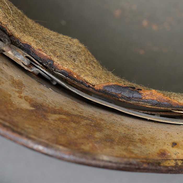 GR5 Heer M40 single decal tan sand camouflaged helmet — image 24