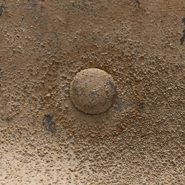 GR5 Heer M40 single decal tan sand camouflaged helmet — image 6