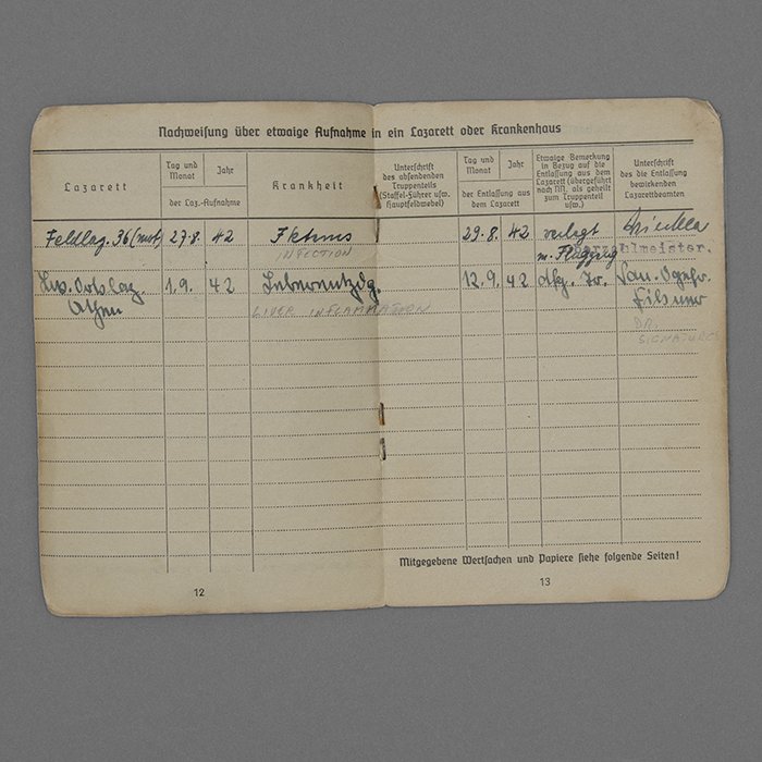 GR8 Soldbuch for a Luftwaffe Flak Obergefreiter — image 11