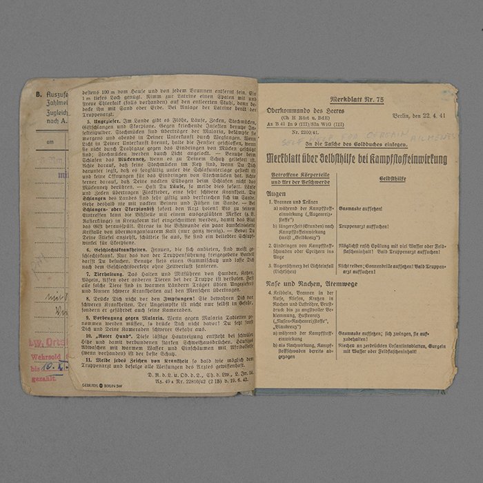 GR8 Soldbuch for a Luftwaffe Flak Obergefreiter — image 14