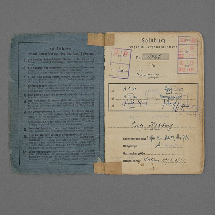 GR8 Soldbuch for a Luftwaffe Flak Obergefreiter — image 3