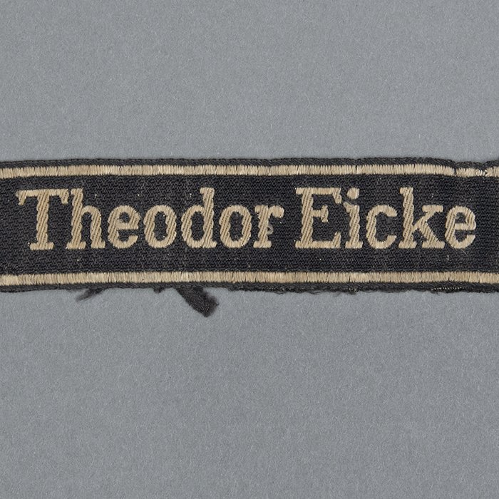 HT9 Ultra rare uniform removed 'officer' sleeve band for SS-Panzergrenadierregiment 6 Theodor Eicke — image 3