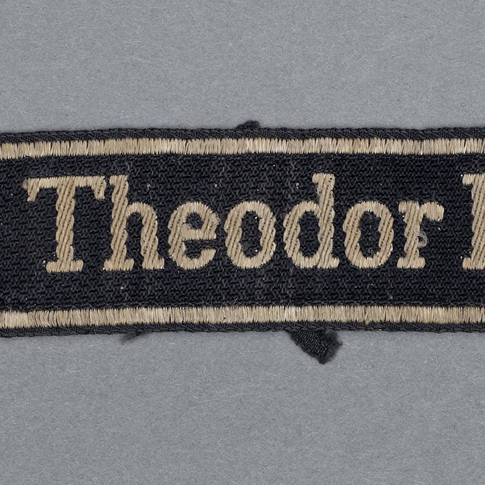 HT9 Ultra rare uniform removed 'officer' sleeve band for SS-Panzergrenadierregiment 6 Theodor Eicke — image 4