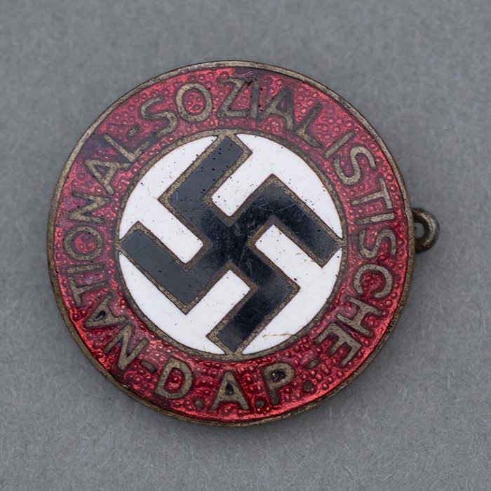 HT20 Enameled NSDAP party membership badge manufactured by the firm of Karl Wurster — image 2