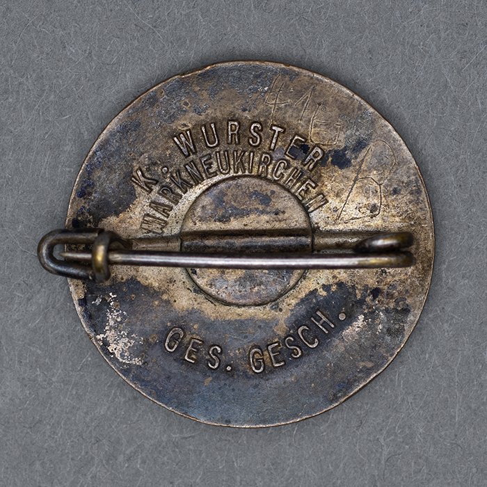 HT20 Enameled NSDAP party membership badge manufactured by the firm of Karl Wurster — image 4