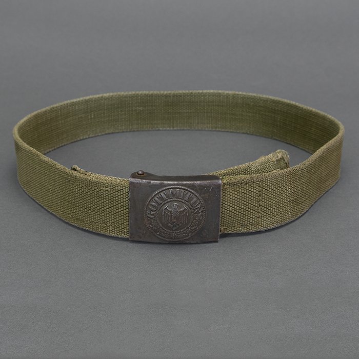 LA13 Service used Heer EM tropical belt with web tabbed buckle — image 3
