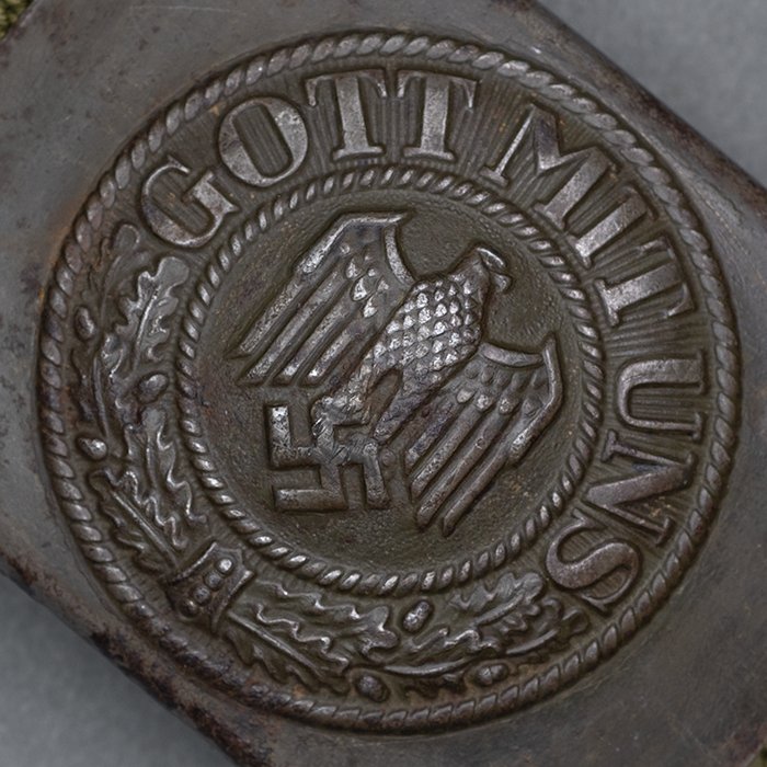 LA13 Service used Heer EM tropical belt with web tabbed buckle — image 6